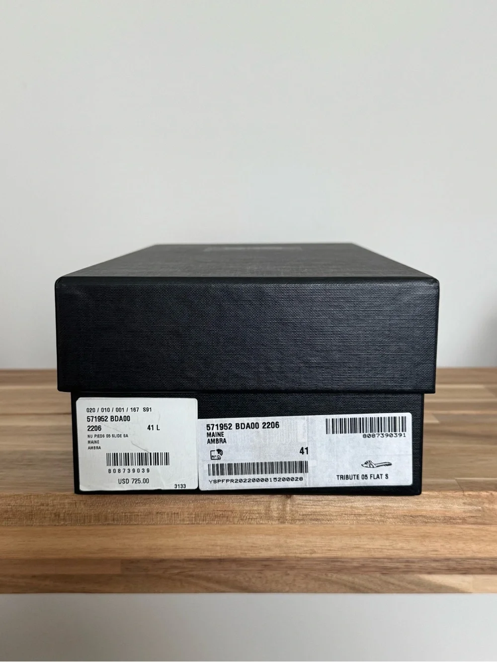 Saint Laurent Tribute Mules